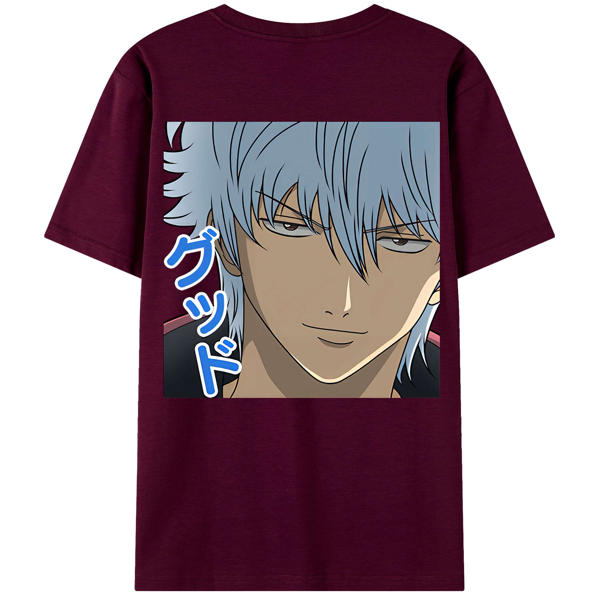 （画像用） ぎんたま 坂田銀時（さかたぎんとき） 神楽 志村新八（しむら しんぱち） GINTAMA Sakata Gintoki Kagura Shimura Shinpachi レディース半袖Tシャツ(バックプリント)